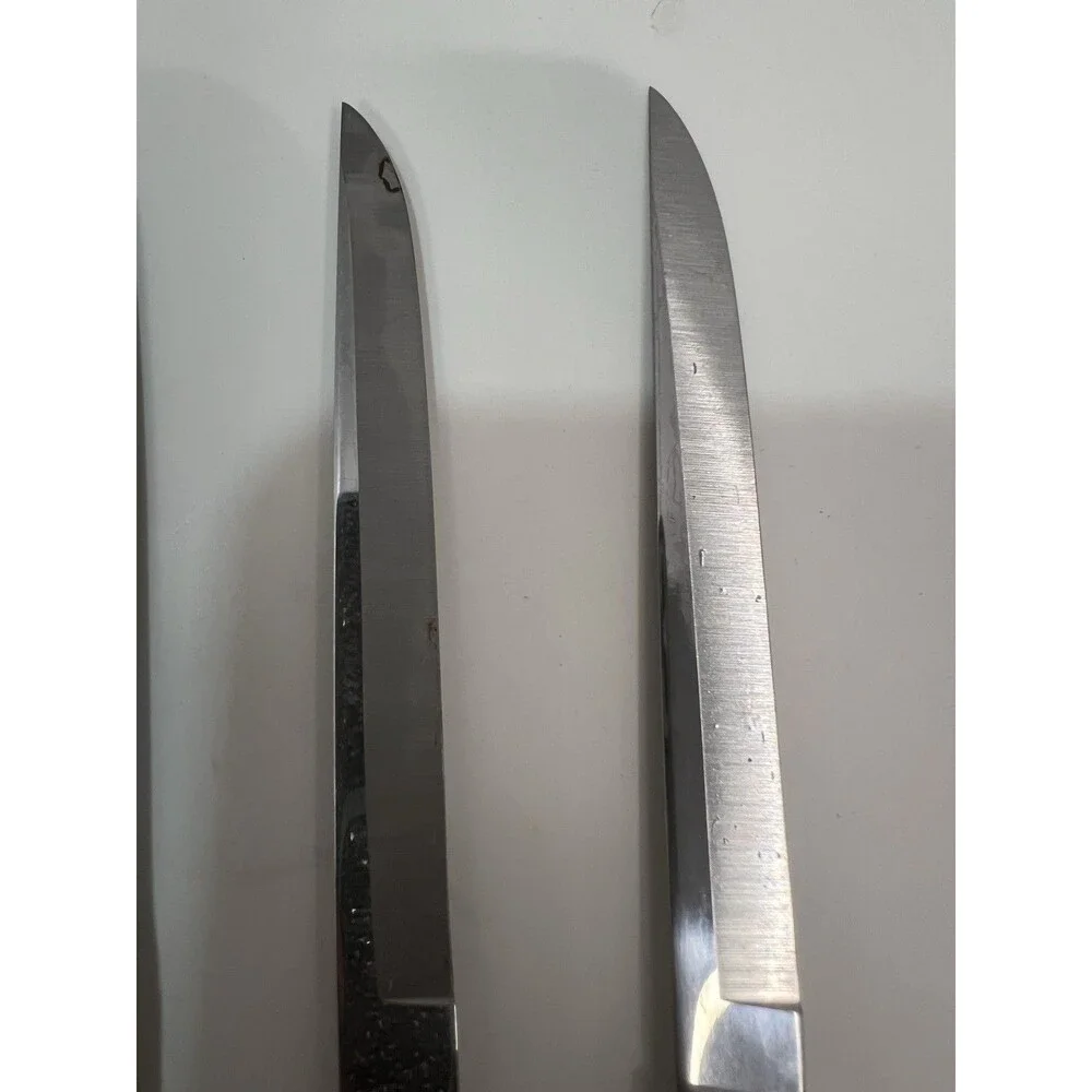 7 Towle Byfield Stainless Steel Steak Knives Discontinued 8.5” MCM 1970’s